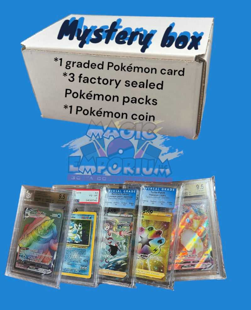 Mystery box Graded Pokémon cards