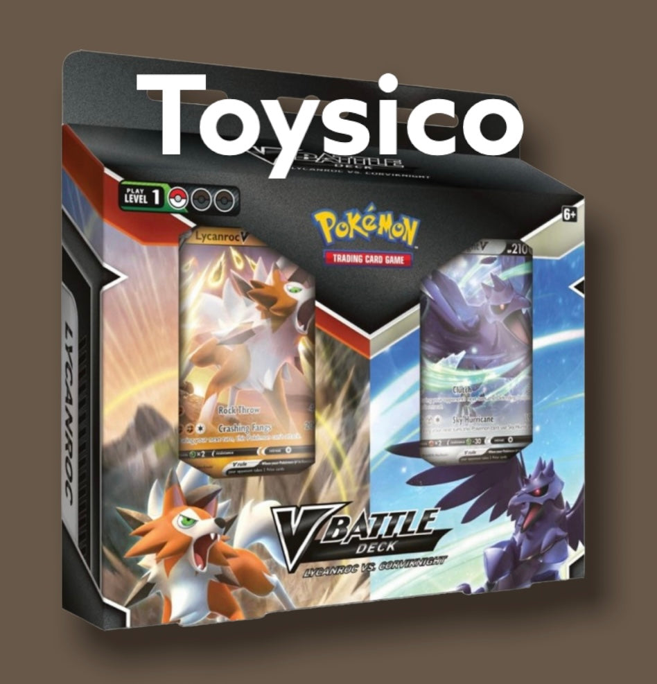 Lycanroc VS Corviknight V-Battle deck bundle